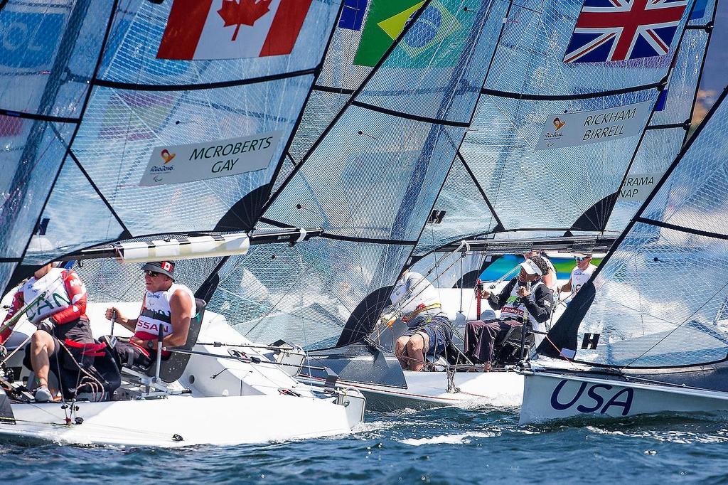 SKUD 18 - 2016 Paralympics - Day 1, September 13, 2016 © Richard Langdon / World Sailing